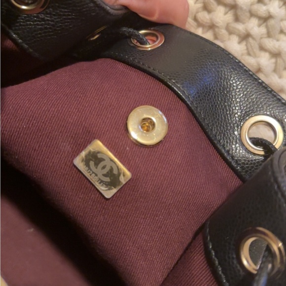 2022 Chanel Small Graine Quilted Business Affinity Backpack Black Light Gold CC - Picture 14 of 17